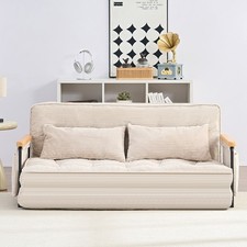 Zafly Double Size Fold Out Sofa Bed Sleeper Bed Loveseat sofa for Family Room
