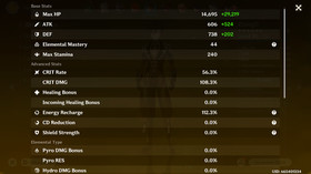 Genshin Impact AR 59 America - Mavuika - Nefer - Citlali - Durin - Raiden - Yae