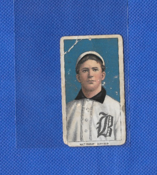 1909-11 T206 Polar Bear Billy Nattress Buffalo Bisons