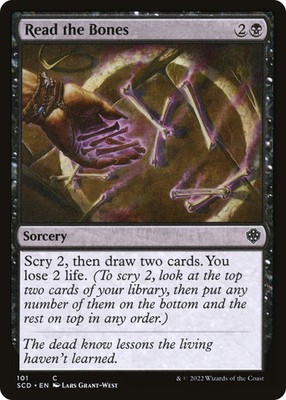 Read the Bones [Starter Commander Decks] Near Mint