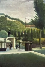 The Toll Gate Henri Rousseau Poster Print