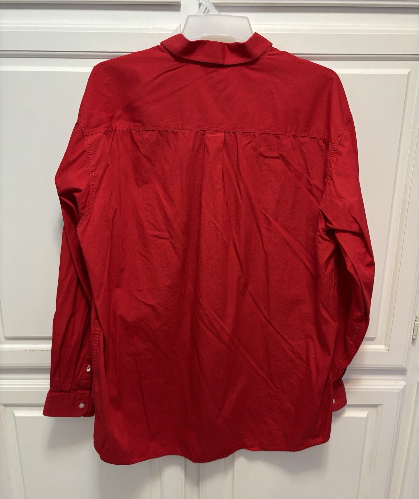 Cinch Western Button Down Long Sleeve Solid Red S… - image 6