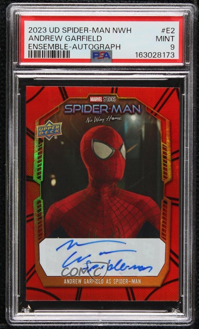 2023 Marvel Studios' No Way Home Spider-Man Andrew Garfield PSA 9 MINT Auto 4et