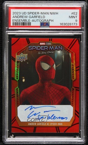2023 Marvel Studios' No Way Home Spider-Man Andrew Garfield PSA 9 MINT Auto 4et