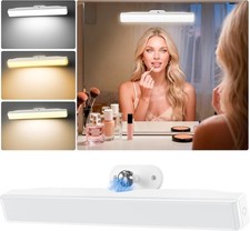 Led Makeup Mirror Lights Stick On, 4000mAH Rechargeable Dressing Table Lights w