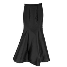 XSCAPE Formal Maxi Skirt Womens Size 4 Black Trumpet Tulle Lining