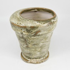 Jarrón de colección Helena Sáenz San Antonio Texas Studio cerámica artística borde de goteo MCM