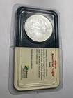 USA SILVER American Eagle 2002 no mint mark   LITTLTON  frame — photo 1