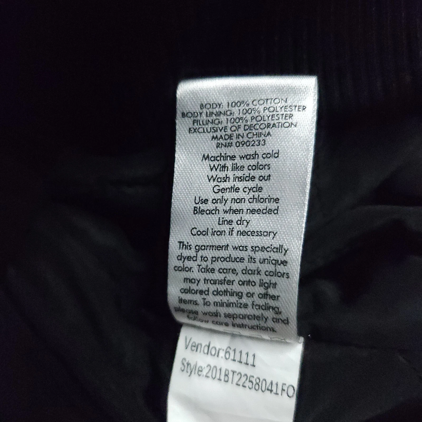 Formula 1 F1 Italia Racing Bomber Jacket Mens Large Black White PacSun NWT - product detail image 10
