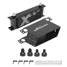 Radiateur Huile Universel 13 Rangees Aluminium AN10 avec Adaptateurs Kit