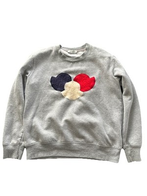 Moncler Maglia Girocollo Sweatshirt Big Logo Men Size Medium | eBay