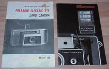 2 USER GUIDES for POLAROID Electric Eye Land Camera - Model J66  Focused Flash