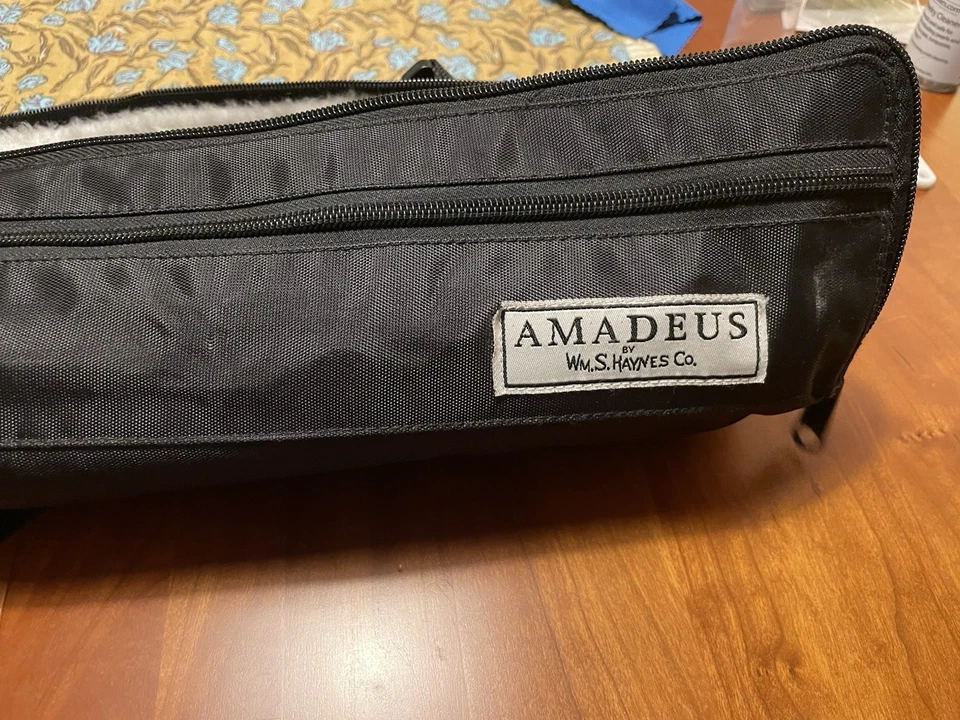 Amadeus AF700 Sterling Silver Flute w/ Original Case And Bag - Image 2 of 4