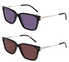 DKNY Women's Angular Square Sunglasses w/ Spring Flex Steel Hinges - DK713S