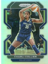 2022 Panini Prizm WNBA CHARLI COLLIER #33 SILVER PRIZM WINGS
