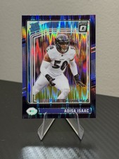 2024 Panini Donruss Optic - Rated Rookie Adisa Isaac #202 Purple Shock RC