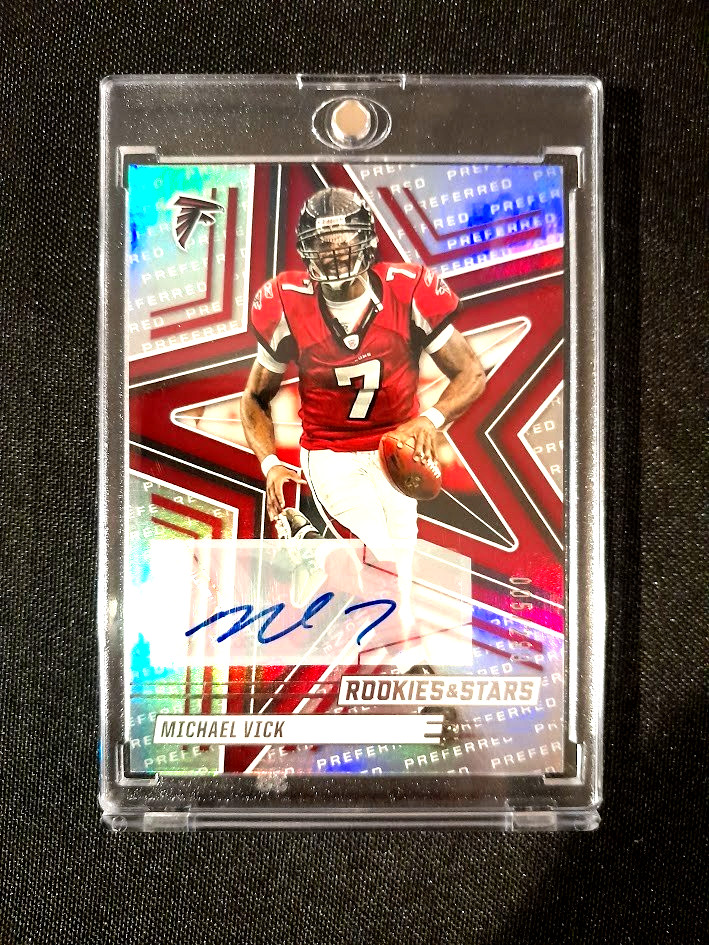 2025 Rookies & Stars Michael Vick #91 Preferred Signatures /299 (AU)