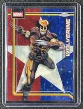WOLVERINE 2026 TOPPS CHROME MARVEL #199 CAPTAIN AMERICA'S STAR REFRACTOR 31/41
