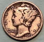1923 Mercury Dime - Free Shipping