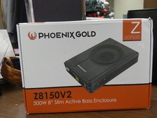 Pheonix Gold Z8150v2 8" Slim Active Bass Enclosure For Car New