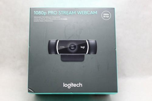 Logitech 1080p Pro Stream HD Webcam - Black NEW & SEALED 30 fps