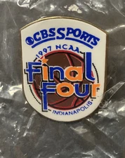 NCAA 1997 Final Four Media PIN CBS Sports Indianapolis Mint Sealed Arizona