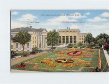 Postcard City Hall Floral Gardens, Jackson, Mississippi