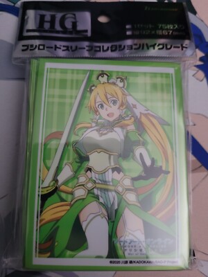 sao card sleeves Leafa Sword Art Online Alicization Anime Card Sleeves Vol.3311 *NEW* 75ct