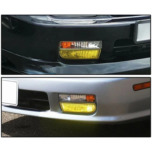 Yellow Lens Front Fog Lights with Wiring & Bulbs For 1997-2001 Honda Prelude - Picture 9 of 9