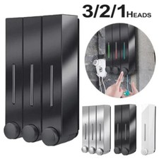 420ML Soap Dispenser Wall-Mount Shower Bath Shampoo Dispenser Liquid Container