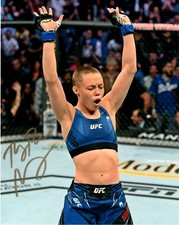 UFC Fighting Champ Rose Thug Rose Namajunas Signed Autographed 8x10 Photo COA -F