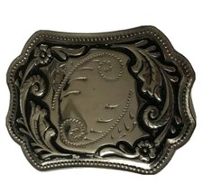 Western Themed Belt Buckle, Great Details in Excellent, Pre-Owned Condition