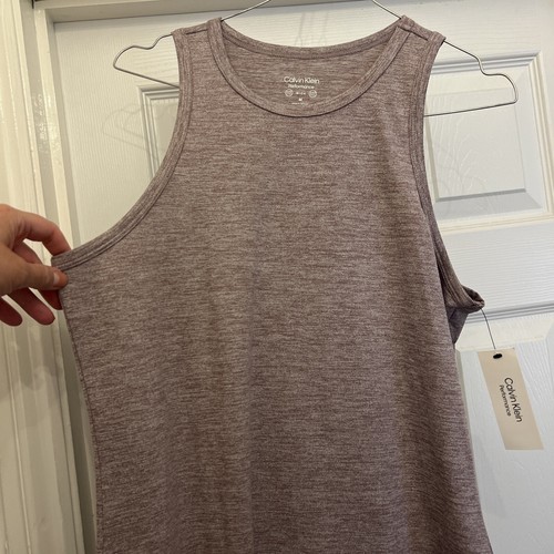NEW CALVIN KLEIN PERFORMANCE DRESS PURPLE MEDIUM SWEAT WICKING - Picture 2 of 4