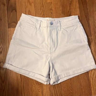 Altar'd State Women's High Rise White Jean Shorts - Size M - EUC | eBay