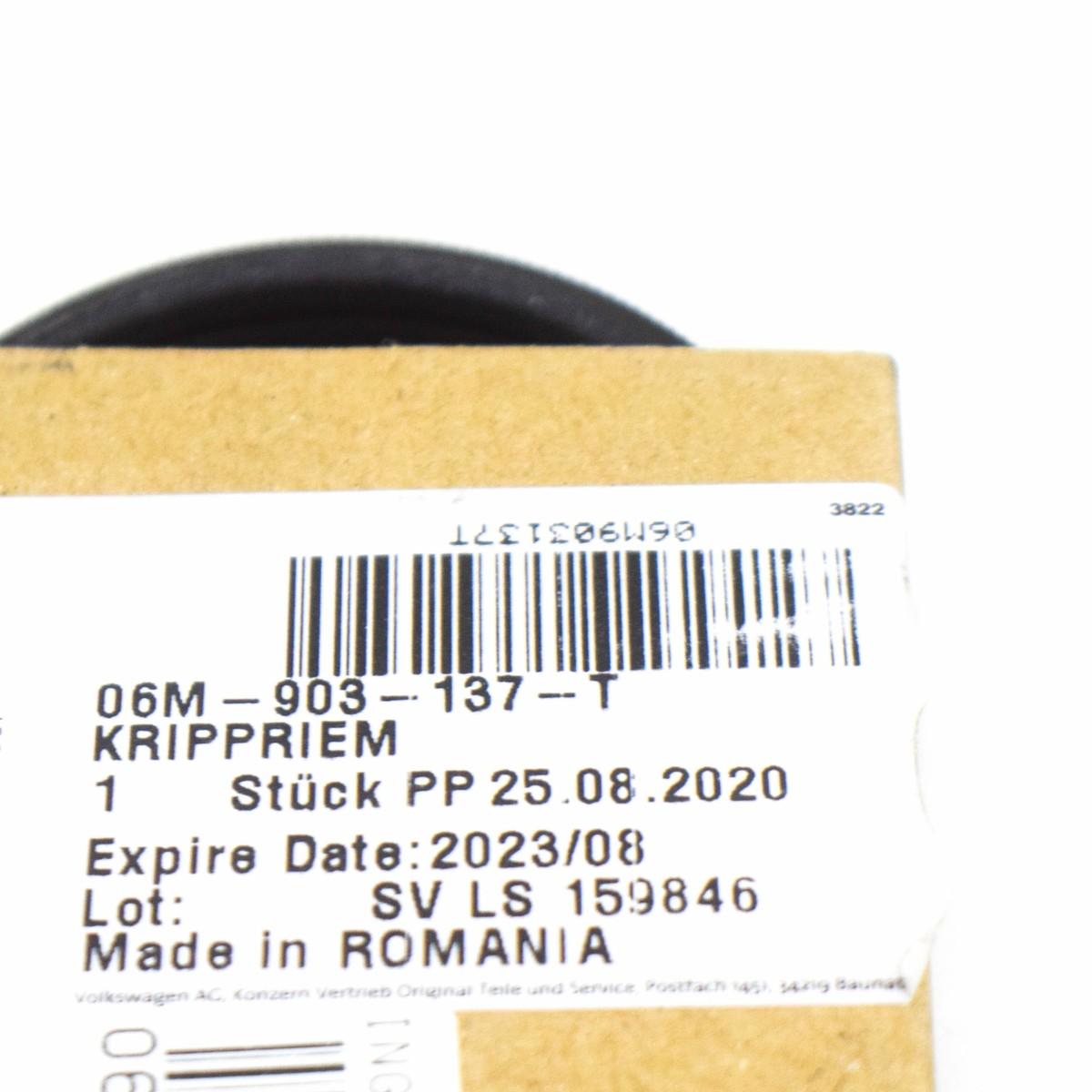 AUDI A5 RS5 8W6 Accessory Drive Belt 06M903137T NEW GENUINE | eBay