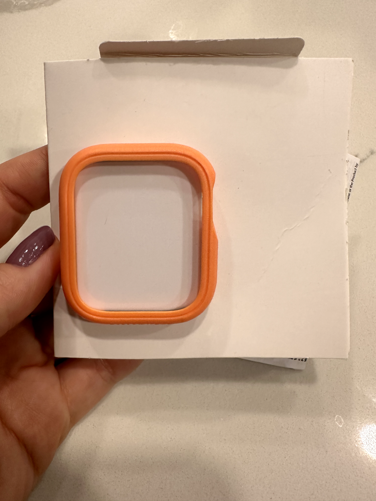 Cover for Apple Watch 44 mm, frame only Orange
