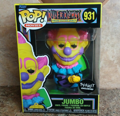 BLACKLIGHT Funko POP! JUMBO #93 Killer Klowns from Outer Space Spirit Exclusive