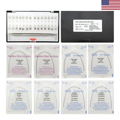 Orthodontic Self Ligating Bracket Archwires Single Patient Kit Ormco Damon q 