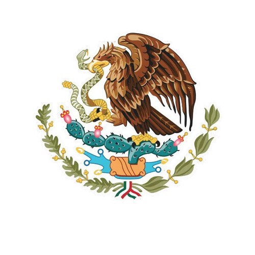 Mexican Coat of Arms Sticker Decal - Foto 1 di 3