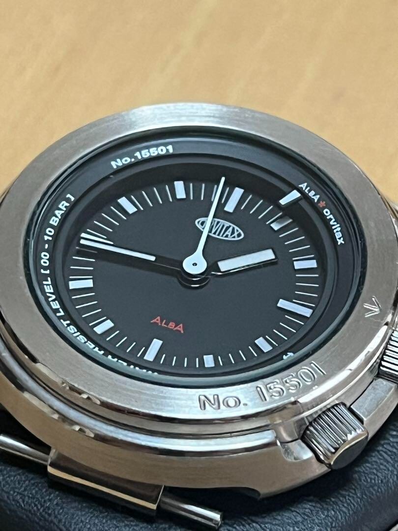 ALBA ORVITAX オービタックスV701-2K10 '99年10月製 Seiko Alba Orvitax V701-2K10 Quartz Men's Watch Vintage Free