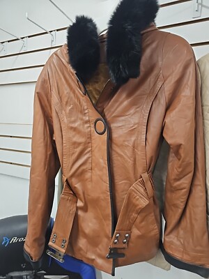 Genuine Leather jacket women small,medium,large 