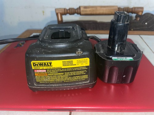 Dewalt DW9107 Battery Charger Ni-Cd 9.6V-14.4V Plus Dewalt DC 9091 9.6V Battery