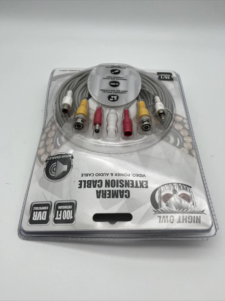 Night Owl Security CAB-24AWGG-100VP-A Standard Power/Video Extension Cable - Image 4 of 4