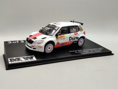 1:43 Skoda Fabia S2000 Gernot Zeiringer Herbst Rallye Dobersberg 2019 Rare!!