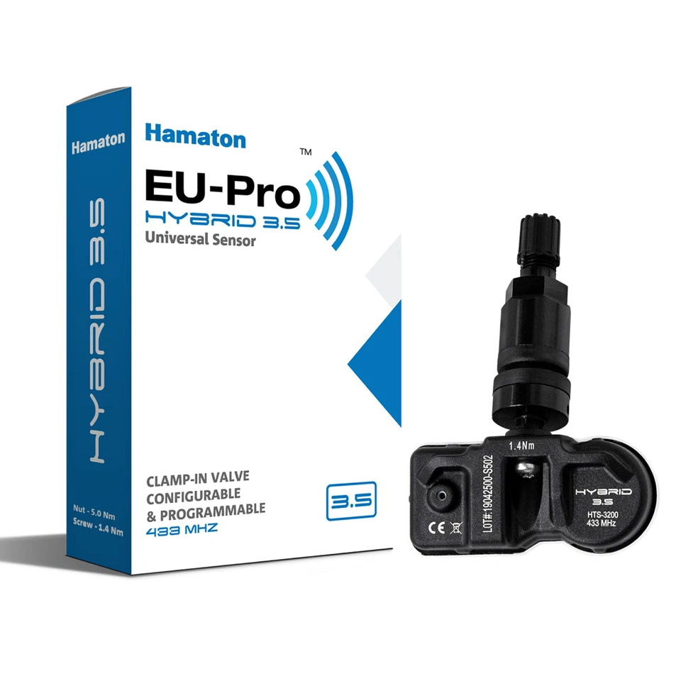 TPMS Tyre Pressure Sensor for Renault Koleos 2 (16-22) - BLACK STEM - PRE-CODED - Image 2 of 4