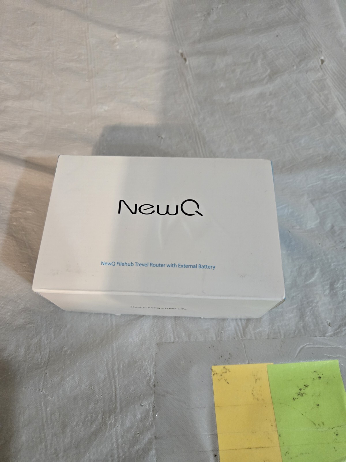 NewQ Filehub Travel Router Portable Hard Drive SD Card Reader & Mini Wifi Range