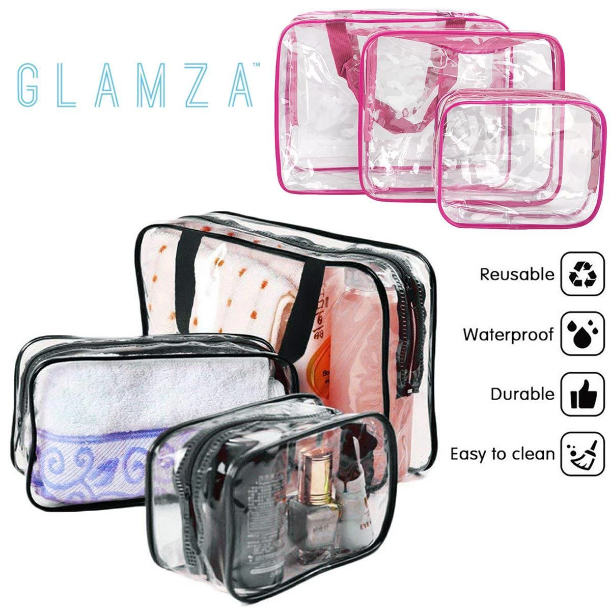 Organized Travel: Toiletry Bags - simply organized