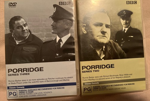 Porridge - Ronnie Barker Series 2 & 3 BBC DVD Region 4 Ronnie Barker TV prison - 第 1/7 張圖片