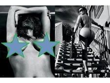 Kim Kardashian artistic nude print 13 - 8" x 12"