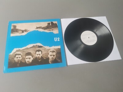 U2 lim black Vinyl LP In The H ands Of Des ire And Love (1987 Germany)